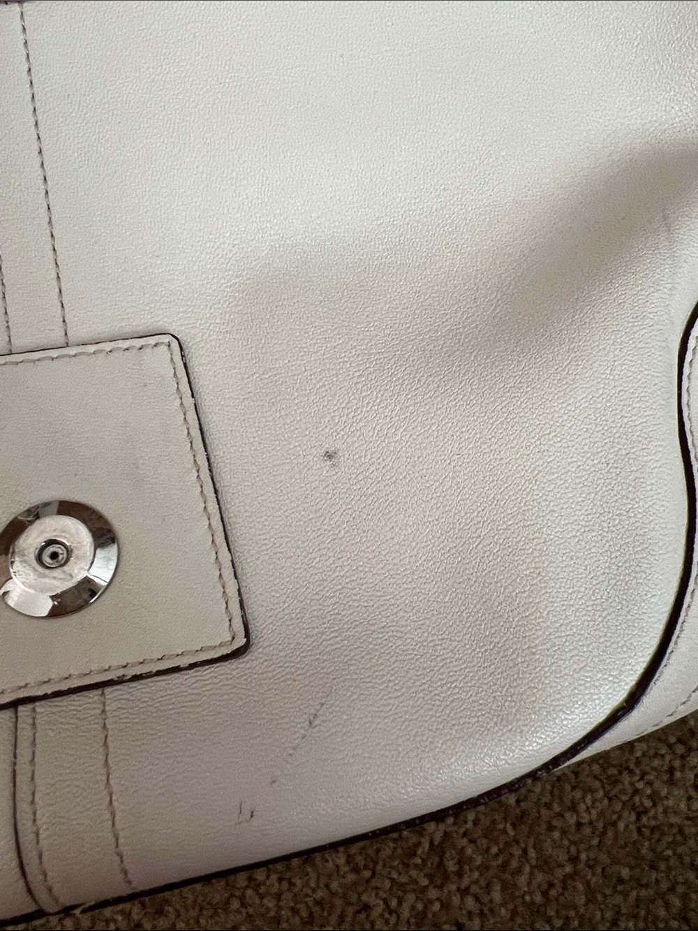 Coach Soho White Bag 9248 project bag! - Picture 5 of 11